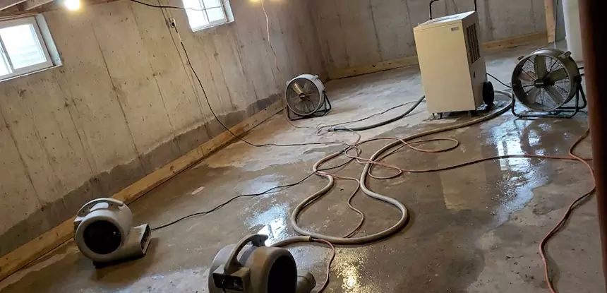 Large-Scale Water Damage Cleanup in Whitesburg